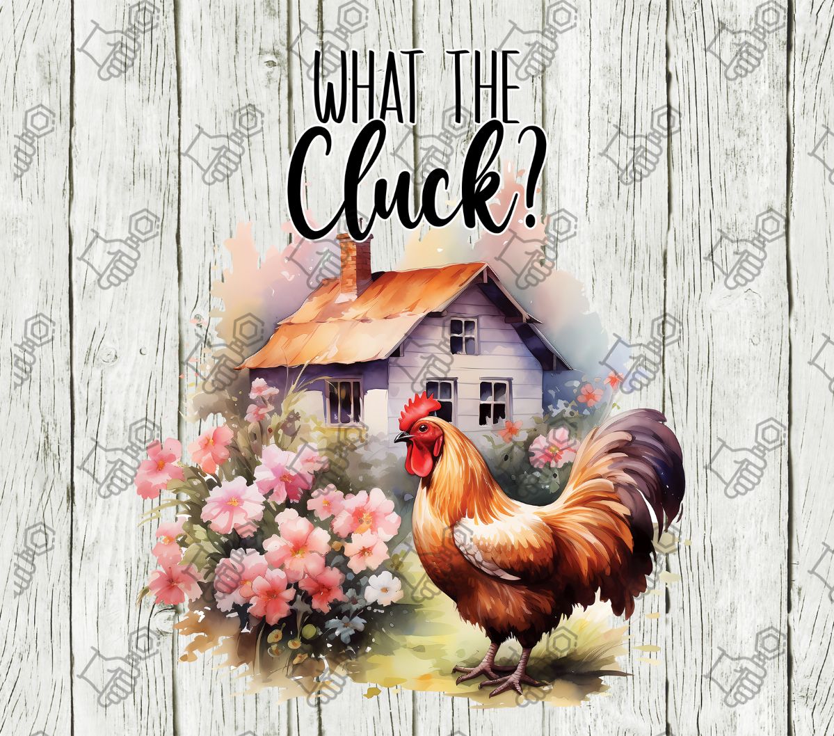 What the Cluck Tumbler Wrap