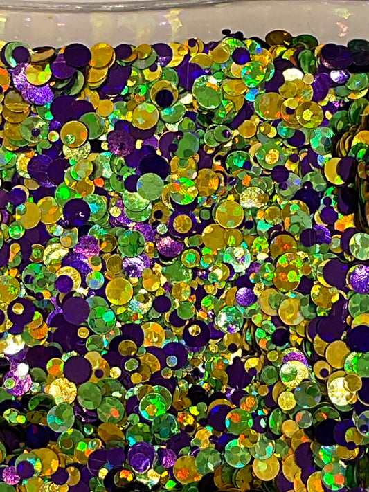 Mardi Gras -Dots