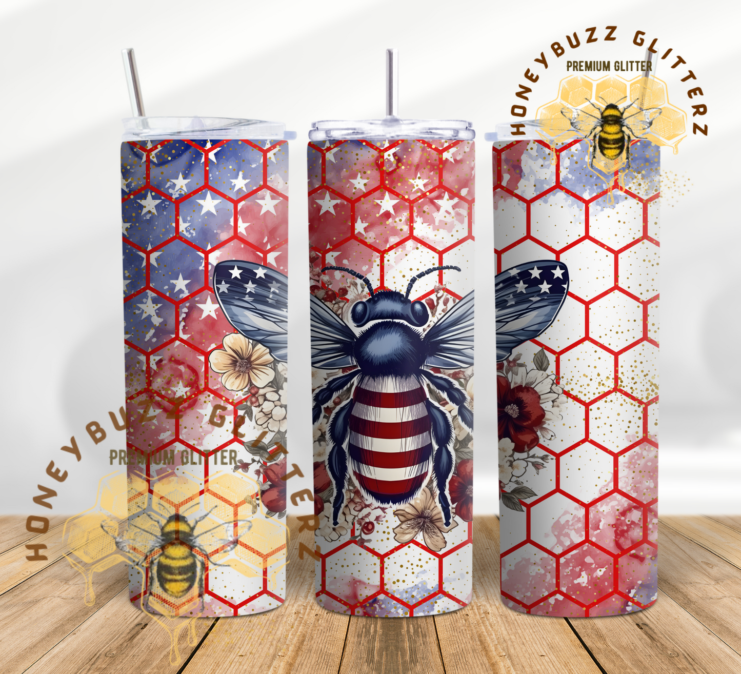 American Bee Tumbler Wrap