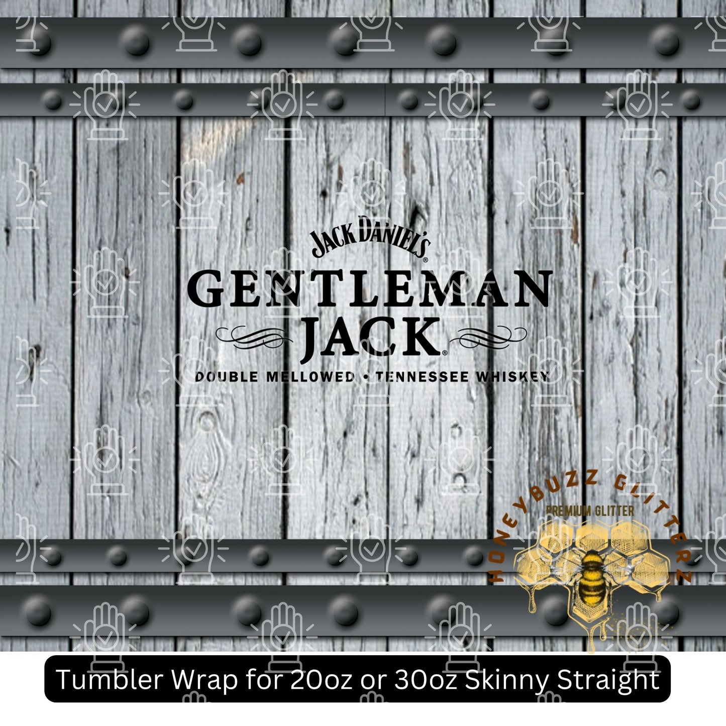 Gentalman Jack Tumbler Wrap