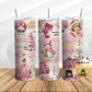 Pink Vintage Christams Paper Wrap