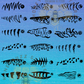 Fishing Lure Burst Template with Decals